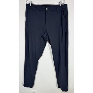 Lululemon Commission Pants Slim Fit Size 34x31 Warpstreme Charcoal Gray Athletic